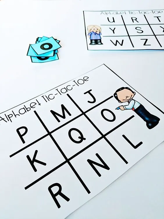 Tic-Tac-Toe with the Alphabet