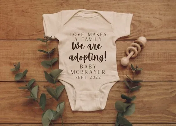 Adoption store baby announcements