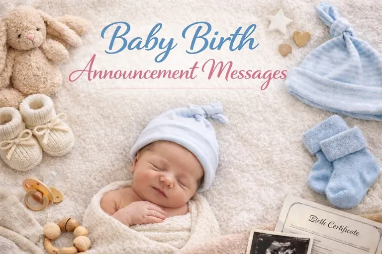 130+ Baby Birth Announcement Messages to Share the Special News