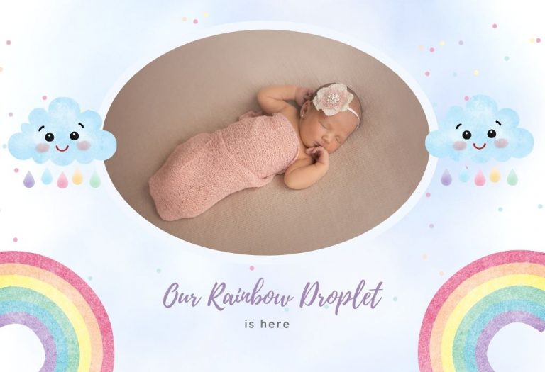 10 Colorful Rainbow Baby Announcement Ideas