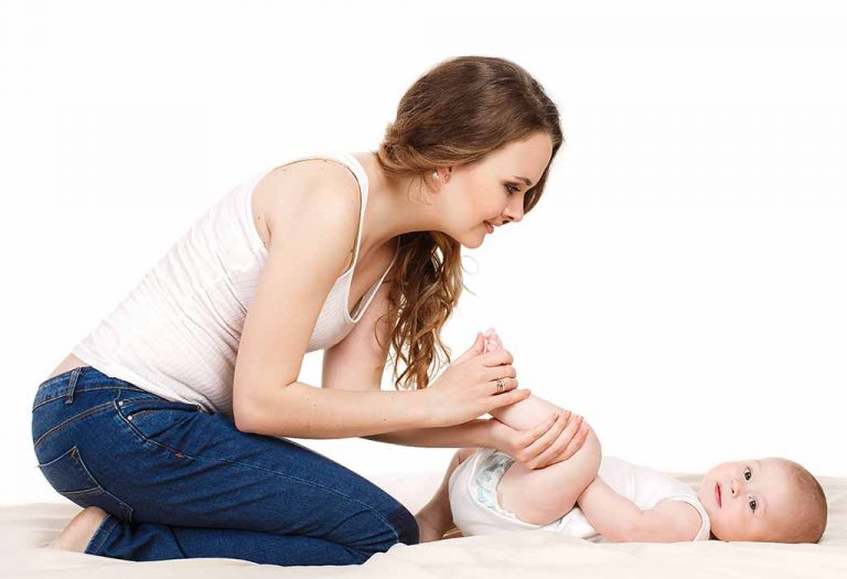 How to Massage a New Born Baby?