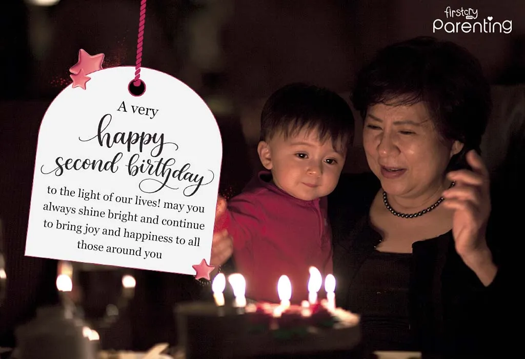 Second Birthday Wishes & Messages for Grandson