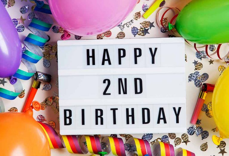 2nd Birthday Wishes, Messages, Quotes & Sayings for Boys and Girls