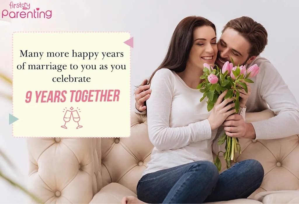 9th Anniversary Wishes for loved ones