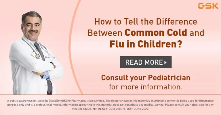 Cold vs Flu in Children: Difference, Symptoms & Prevention