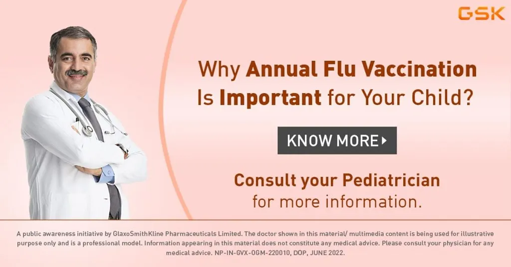Types of Annual Flu Vaccination: Why & When Should Your Child Get One?