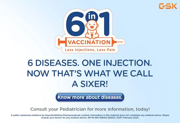 6 in 1 Vaccination Can Help a Newborn Fight 6 Serious Diseases in One Shot