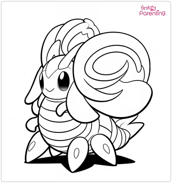 Parasect Of Pokemon Coloring Page