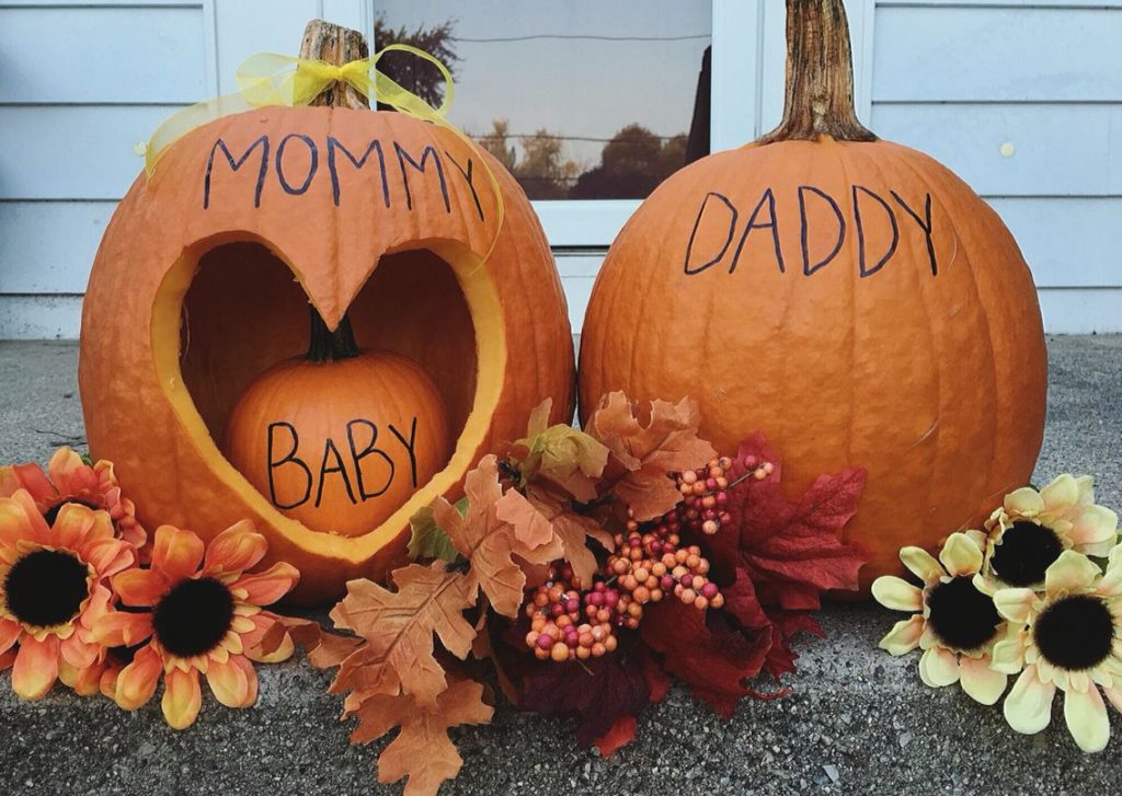 Pumpkin Pregnancy Announcement
