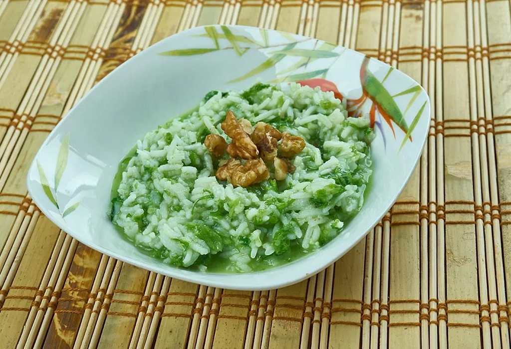 लहान मुलांसाठी पालक खिचडी