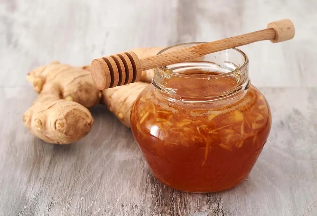 आले आणि मधाचे मिश्रण