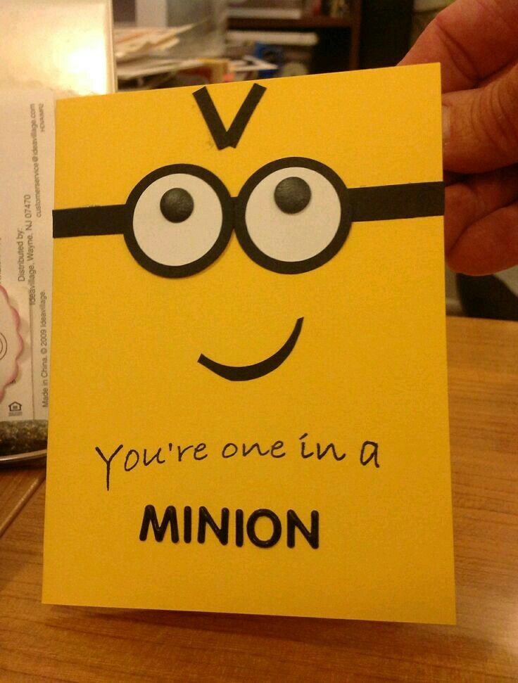 You Are One in a Minion” Card