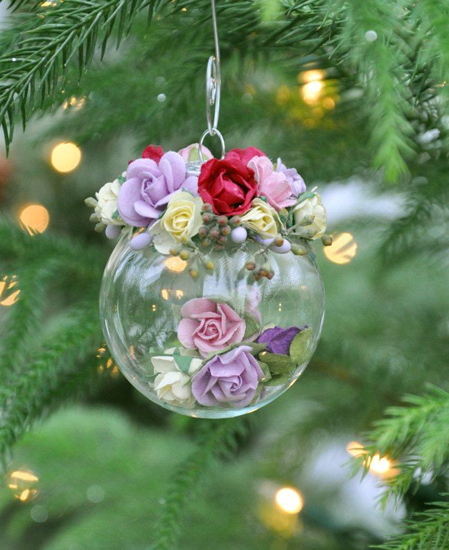 Flower Drop Ornaments