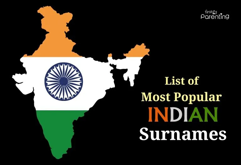 130+ Most Popular Indian Surnames or Last Names with Meanings