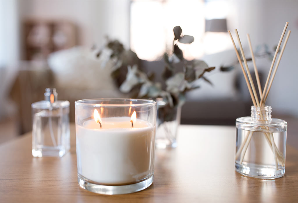 Scented Candle with a Custom Message
