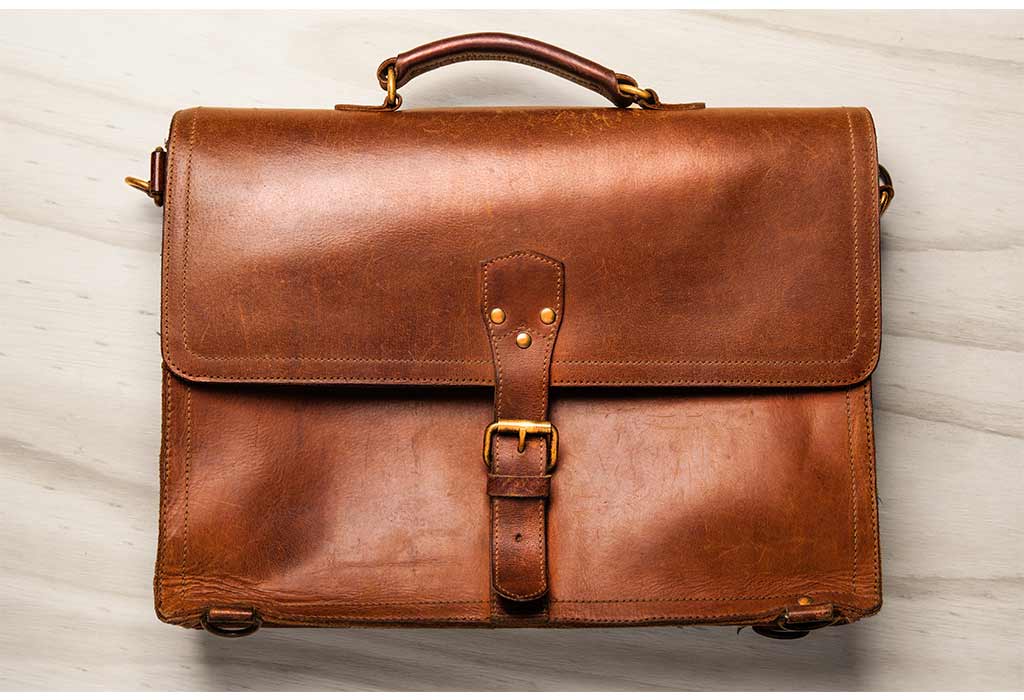 A Classic Leather Briefcase