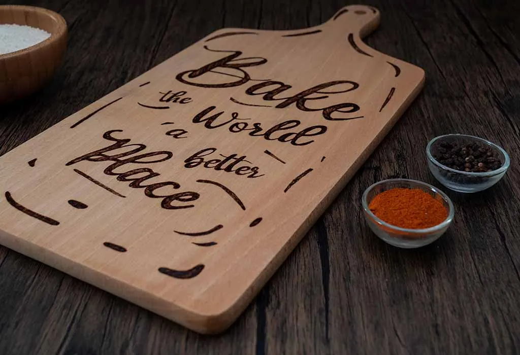Engraved Wooden Cutting Board