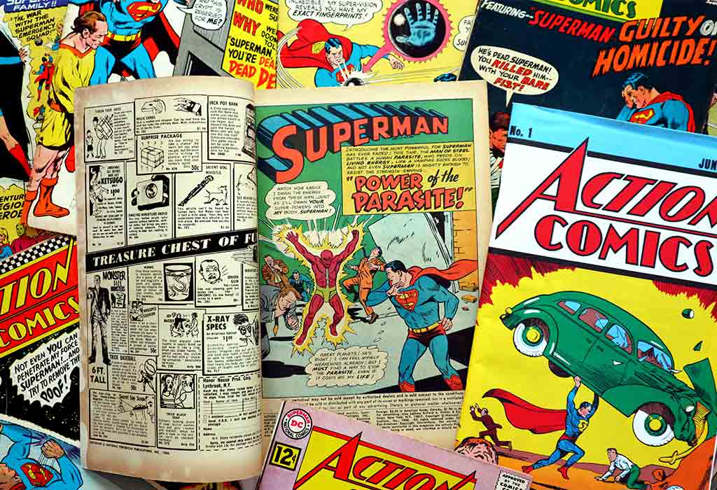 A Collection of His Favorite Comics