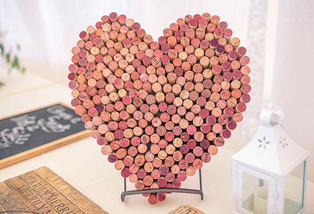 Personalised Wine Cork Display