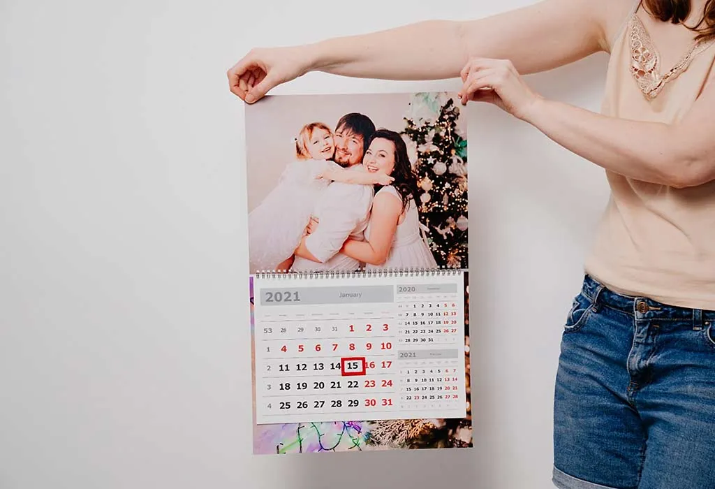 A Personalised Photo Calendar