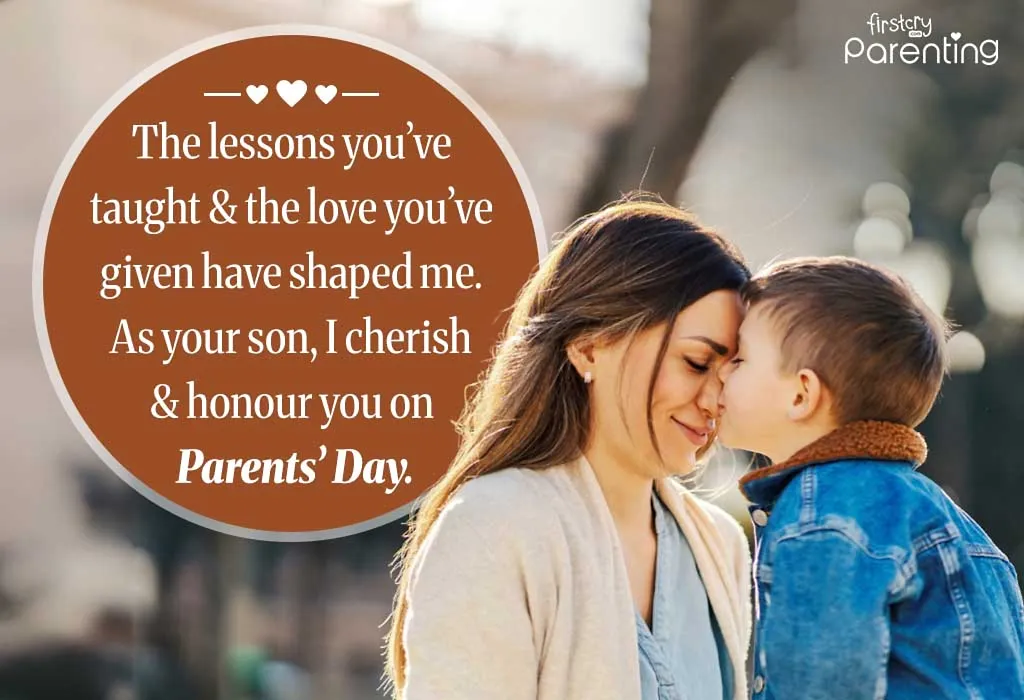 Parents Day Wishes and Messages From Son