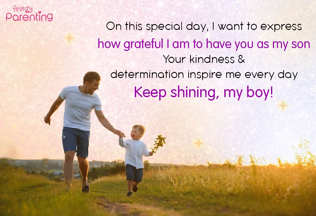 National Sons Day Messages From Dad