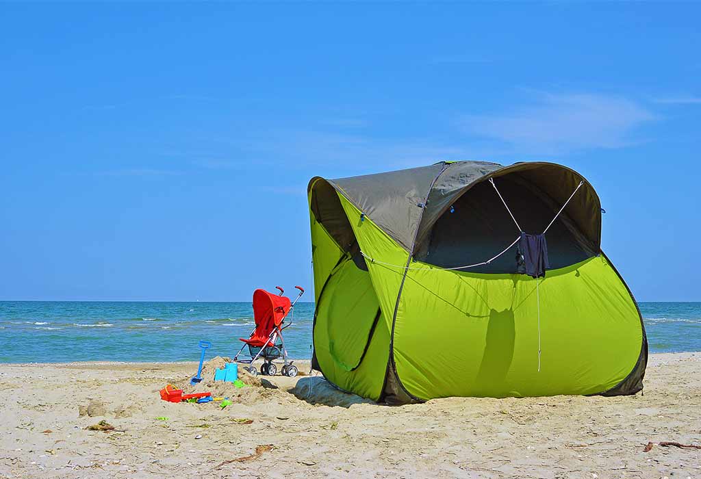 Beach Tent with Mosquito Net