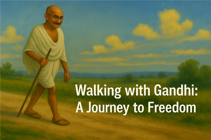 Walking with Gandhi: A Journey to Freedom