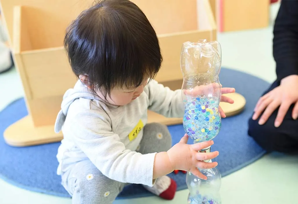Sensory Bottle Activities for One-Year-Olds