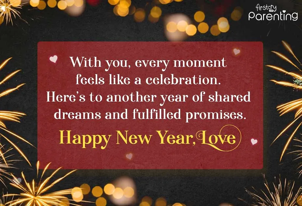Lovely New Year Wishes For Husband