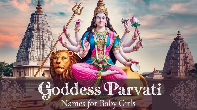 115 Goddess Parvati Names for Baby Girls with Meanings