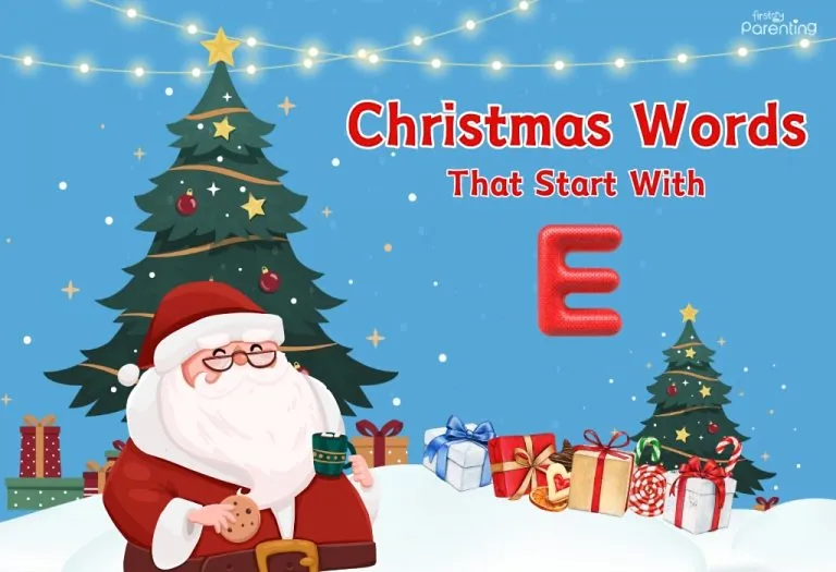 List Of Christmas Words That Start With E