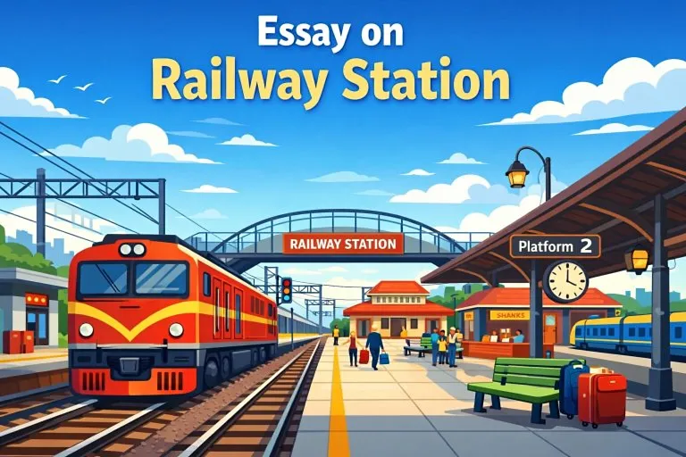Essay on Railway Station – 10 Lines, Short and Long Essay