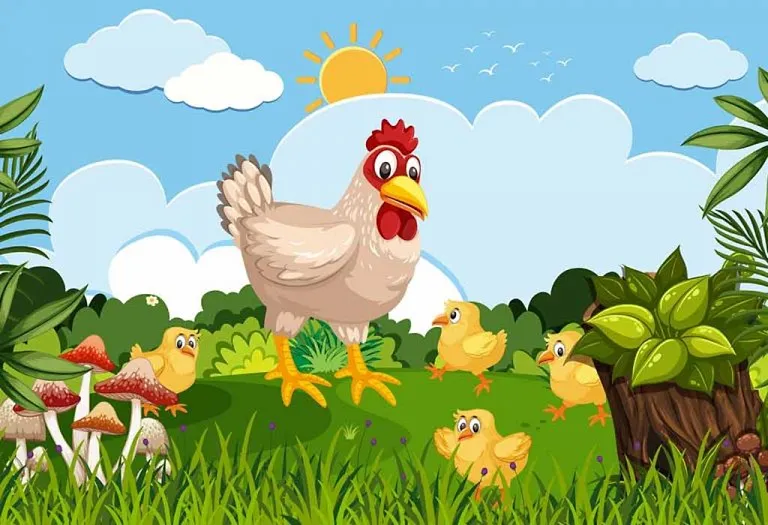 Chicken Little Story with Moral for Kids