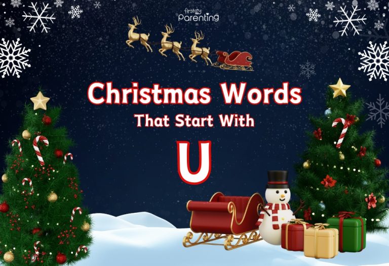 List Of Christmas Words That Start With U