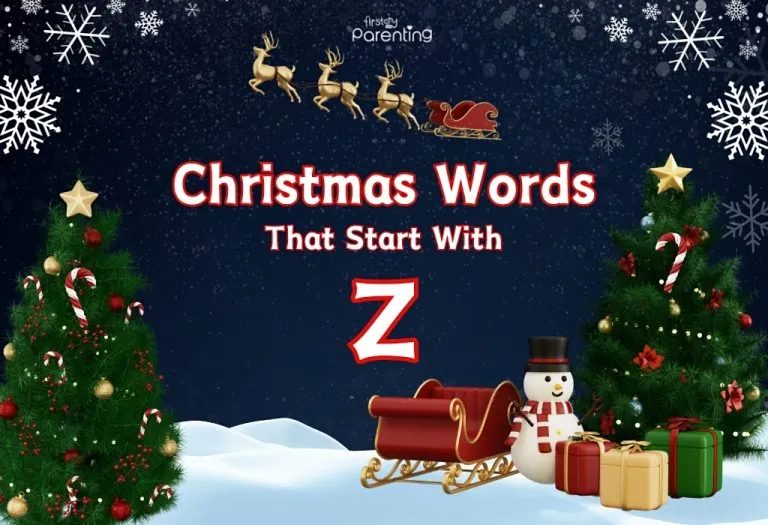 List Of Christmas Words That Start With Z