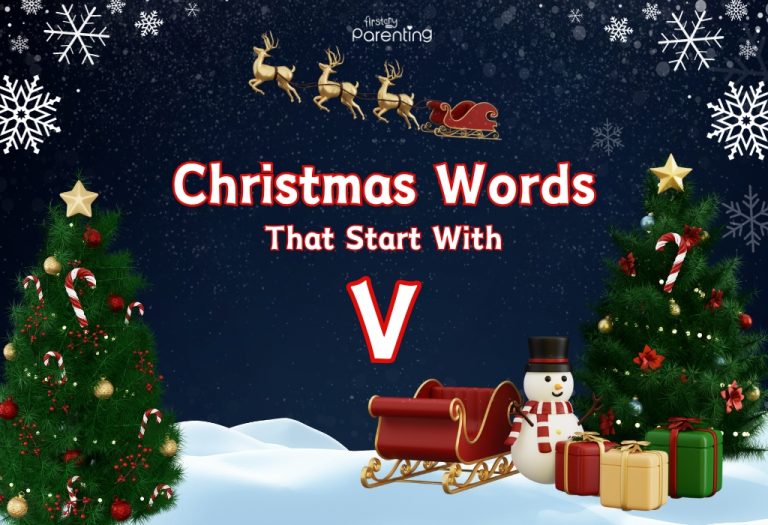 List Of Christmas Words That Start With V