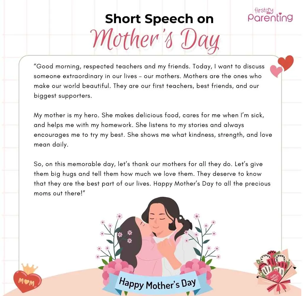 Short Speech on Mother's Day