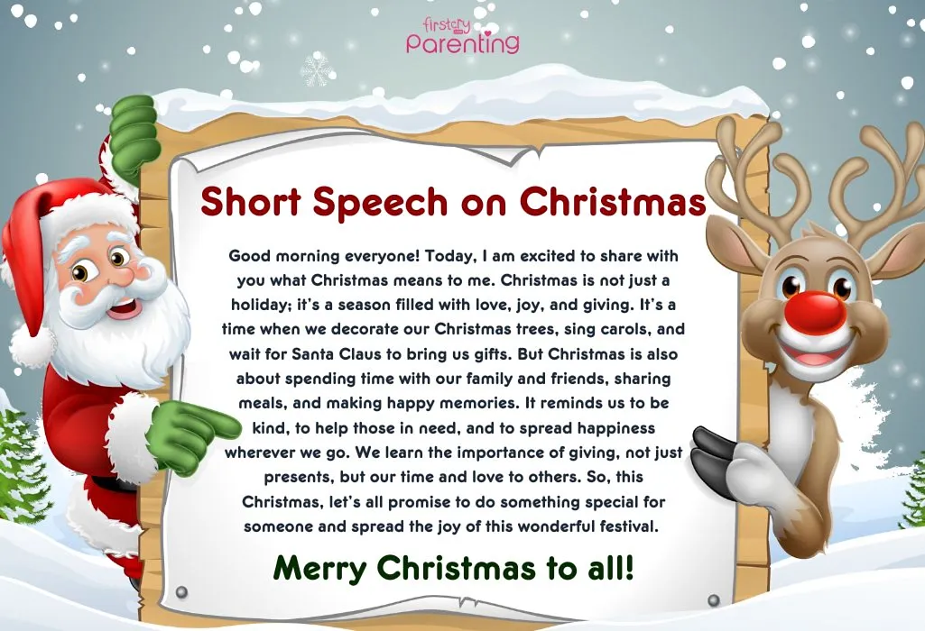 Short Speech on Christmas