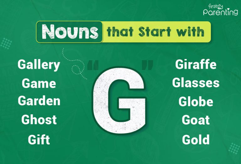 Nouns That Start With G (With Types and Example Sentences)
