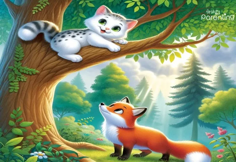 The Cat and the Fox Story With Moral For Children