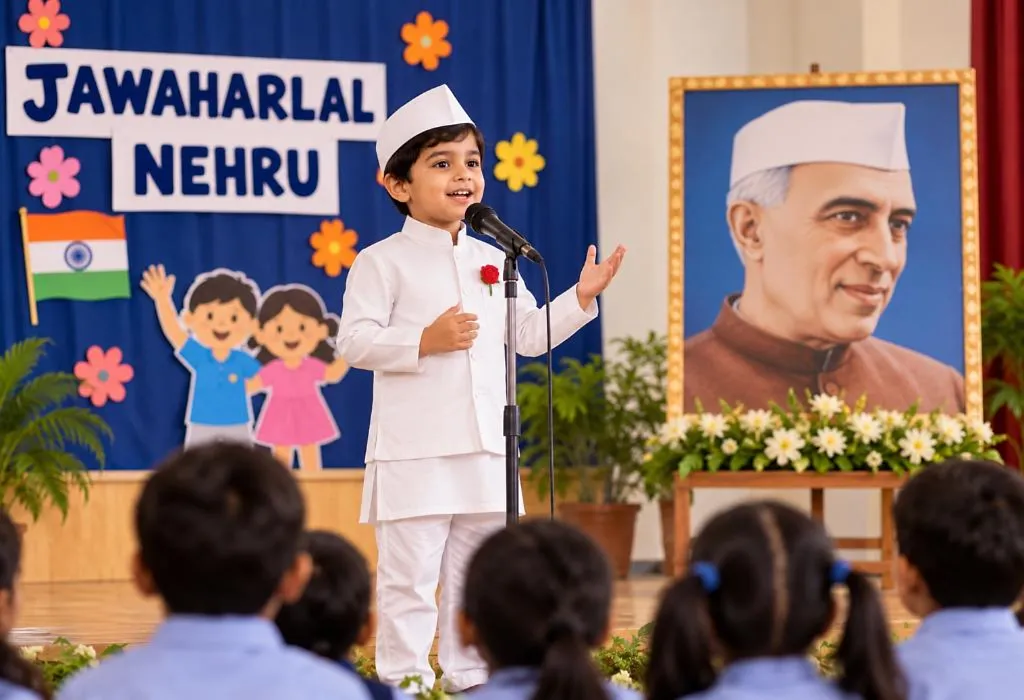Speech on Jawaharlal Nehru for Students and Children