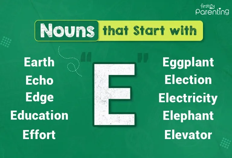 Nouns That Start With E (With Types and Example Sentences)