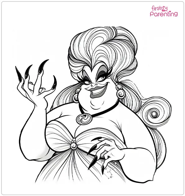 25 Little Mermaid Coloring Pages - Free Printable, Sheets and Images ...