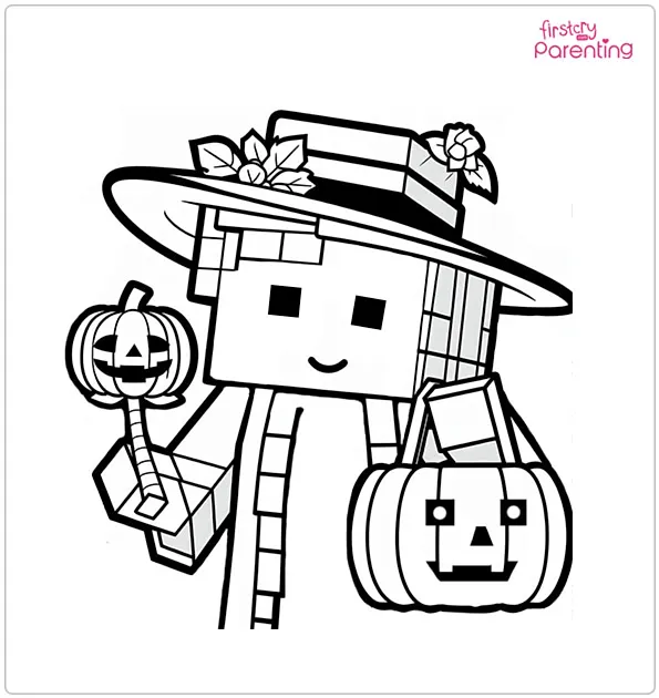 25 Minecraft Coloring Pages - Free Printable, Sheets and Images for Kids