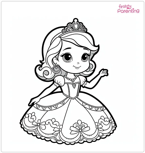 Sofia Princess Coloring Page