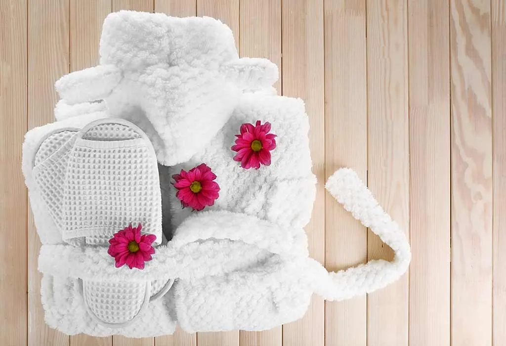 Personalized Spa Robe and Slippers