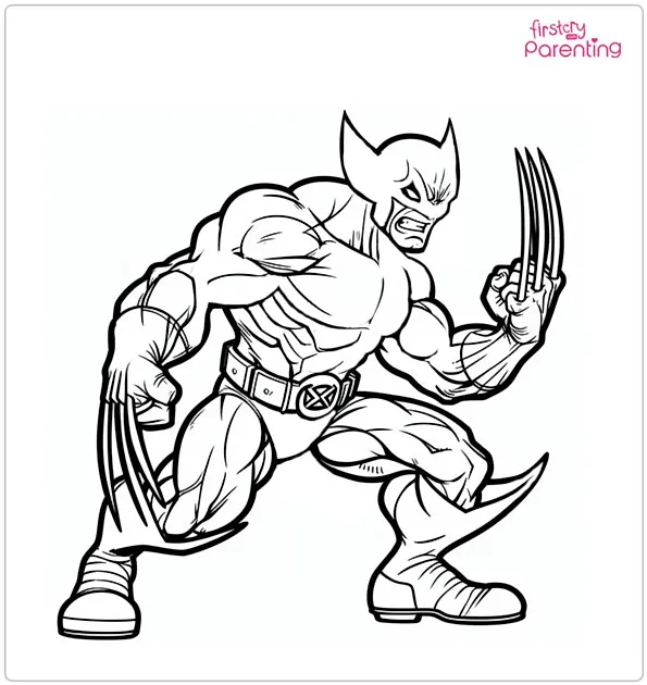 25 Superhero Coloring Pages - Free Printable, Sheets and Images for Kids