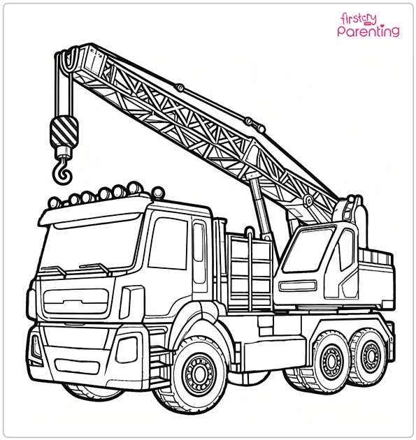 25 Truck Coloring Pages - Free Printable, Sheets and Images for Kids