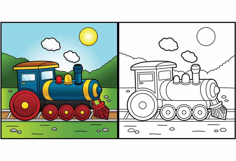 Train Coloring Pages - Free Printable Pages For Kids